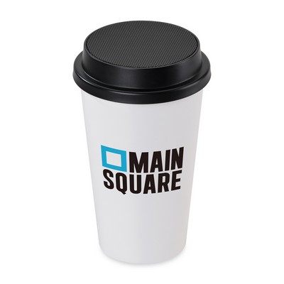 iLive™ Cup + Wireless Bluetooth Speaker - White-Black